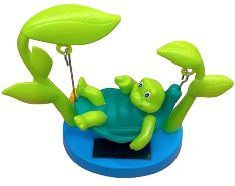 Wpsagek Auto-Schildkröten-Ornament, Auto-Schildkröten-Ornament, Solar schüttelnde Schildkrötendekoration, Niedliche Tierdekorationen für, Auto-Armaturenbrett-Schildkröten-Ornament