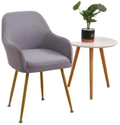 Stretchhussen für Esszimmerstühle, Schonbezüge, Set für 4 Hochlehner, Sitzbezüge für Computerstühle, Büro, Zuhause, elastische Sesselschoner (J-Stuhlbezug)