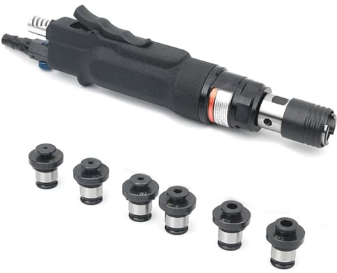 Mavdecll Maschiatrice Pneumatica, Maschiatrice Pneumatica M3-M12 con 6 Mandrini, Maschiatura Rapida E Precisa a 400 Giri/min, per Acciaio, Ferro, Rame, Alluminio, Plastica