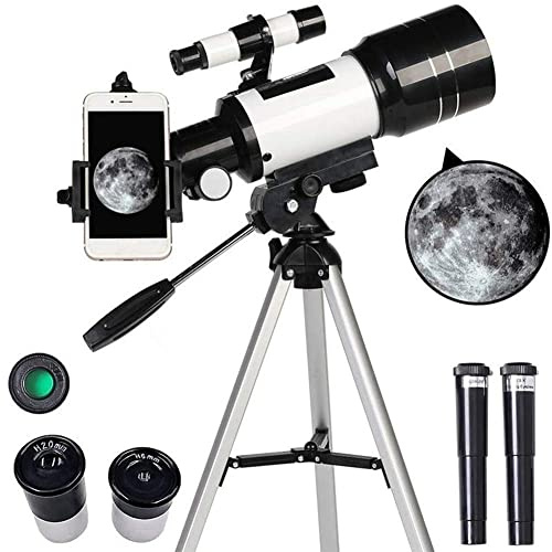 s für Erwachsene, 70 mm Öffnung und 700 mm Brennweite, professioneller Astronomie-Refraktor für Kinder und Anfänger – Smartphone-Adapter
