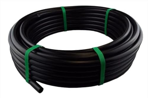 AP Supplies Irrigation Tube Pipe 13mm/16mm, Black, 15m