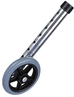 Universals Walker Wheel Mit 8 Hochverstellbarer 5 In Caster Radwanderer Rad Ersatz Ersatz Accessoires Metall