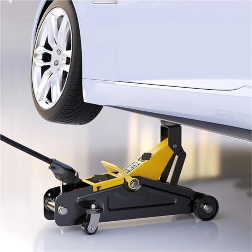 Gato de aire, Gato hidráulico de piso 2T/3T, neumático de perfil bajo, de acero resistente, for s, con bomba de elevación de un solo pistón.(3 Tons)