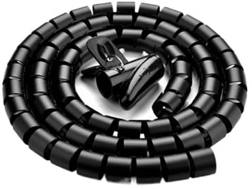 CYJAZNHH Spiral Cable Sleeve Organizer 10-32mm ID 1.5-3m(28mm ID 3 meter)