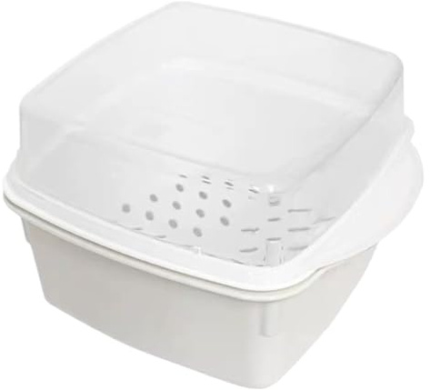 Steamer A Microonde - Piroscafo Vegetale A Microonde | Ciotole Riscaldanti Del Forno | Pentole In Forno Da Cucina Portatile, 6.5x4.72x3.94 Pollici, Contenitore Alimentare Versatile Multiplo Per Pasto