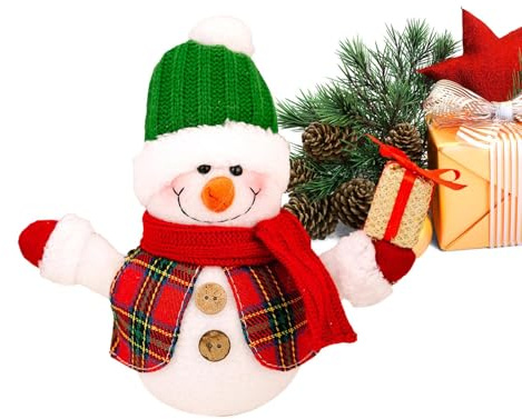 Figuras de muñeco de Nieve, de Centro de Mesa con luz, Figuras de Navidad, para Invierno, hogar, Fiesta, día Festivo, Escritorio, Mantel, Interior, casa, Comedor, Mesa