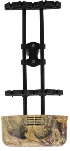 DECOMELODY Porta Flechas Resistente para Arco Compuesto y Recurvo Caja de Almacenamiento Portátil con Diseño Camuflado y Sistema de Desmontaje Rápido para Arqueros Exteriores