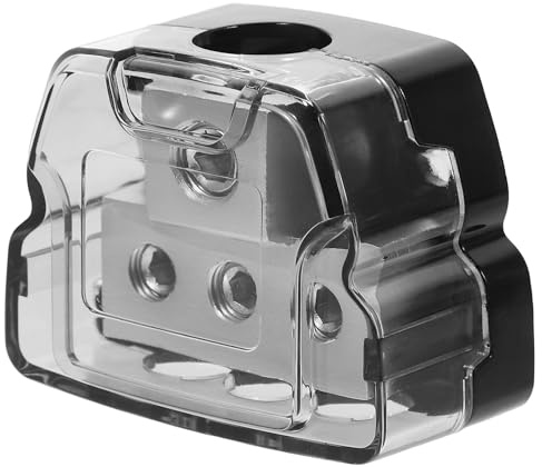 UTHCLO Blocco di Distribuzione Alimentazione Vie per Impianti Audio Auto Morsettiera Robusta Anti-corrosione per Amplificatori Veicoli Facile Installazione e Connessione Stabile