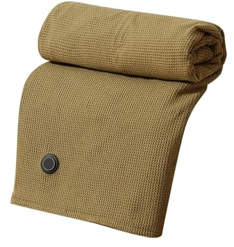 Tragbare Heizdecke USB Beheizte Schals für Büro Reisen Camping Schnelle Erwärmung 150x80cm(grün)