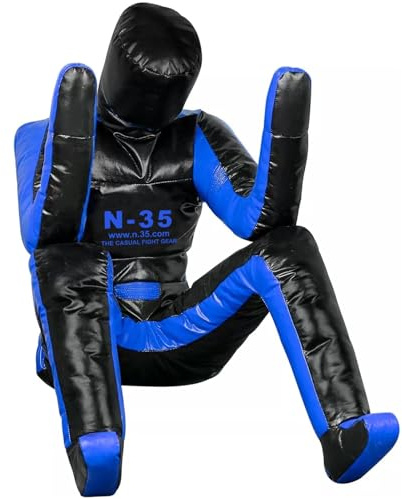 Self-Defense Mannequin d'entraînement Alien en vinyle 180 cm Bleu MMA BJJ lutte