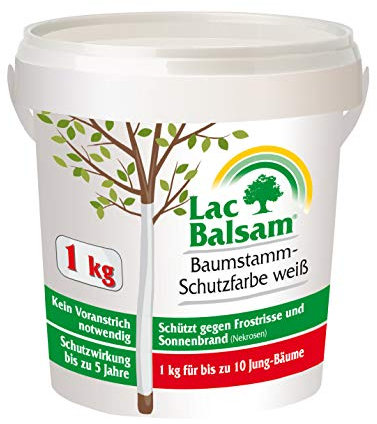 Etisso Lac Balsam Baumstamm Schutzfarbe weiß 1 kg