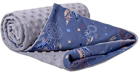 Medi Partners Babyfilt Nyföddfilt - Gosig Filt Gåva 75x100cm För Småbarnsflickor Lekmatta Spjälsäng Barnvagn 100% Bomull