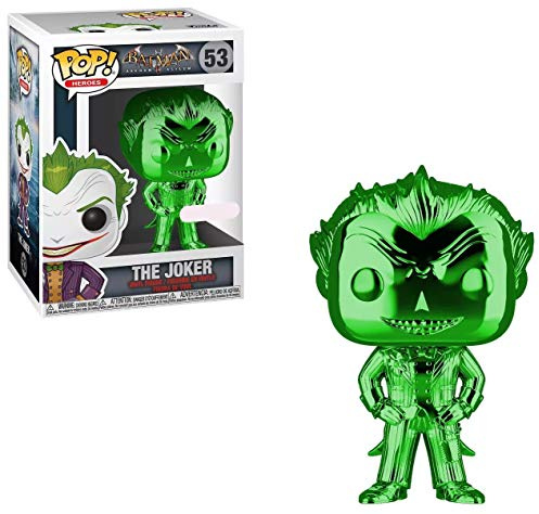 DC POP! Heroes Vinyl Figur The Joker (Green Chrome) 9 cm