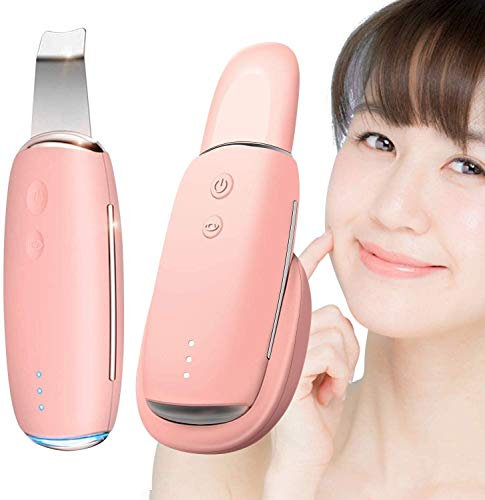 YADLCR La Piel del Rostro Cleaner Limpiador ultrasónico, la Carga del USB Portátil Limpiador ultrasónico 4 en 1 eléctrico Facial removedor de la espinilla de Balas y Puntos Negros
