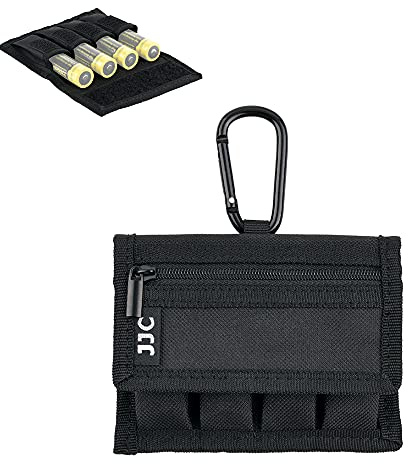 JJC Batteriefachhalter Taschen für 4 Stück 18650 Batterie- und Speicherkartenhalter für SD SDHC SDXC-Karte