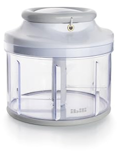 IBILI- Picador rapido Rotatory 3 Cuchillas y Base Antideslizante