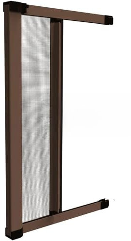 Briconess.com Zanzariera Universale a Rullo Orizzontale 160x250 cm Stop Inset - Brown