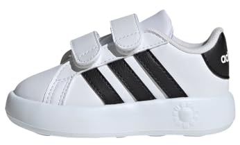 adidas Unisex bebé Grand Court 2.0 Shoes Kids, Cloud White/Core Black/Cloud White, 21 EU