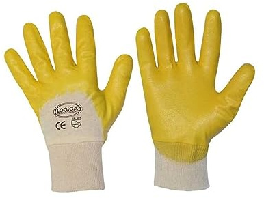 LOGICA Guanti in cotone spalmati nbr Professional confezione da 6 pacchi (9)