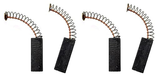 Escobillas de carbón para motor eléctrico, 2 pares de cepillos de carbón de repuesto para aspiradora de motor eléctrico, pieza de reparación, 6,3 x 11 x 32 mm