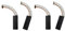 Escobillas de carbón para motor eléctrico, 2 pares de cepillos de carbón de repuesto para aspiradora de motor eléctrico, pieza de reparación, 6,3 x 11 x 32 mm