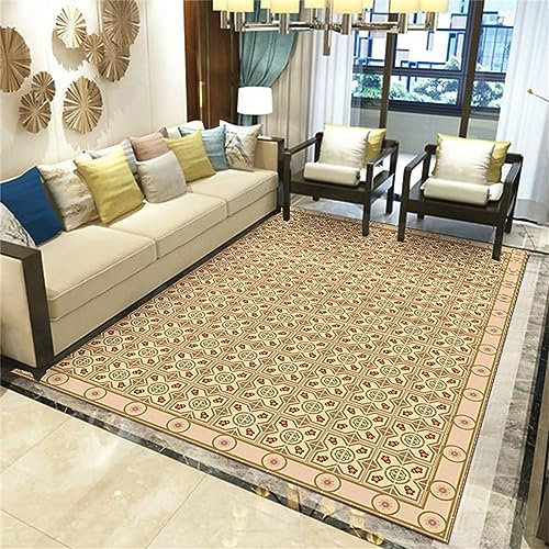 RUGMRZ Teppich Babyzimmer Wohnzimmer im chinesischen Stil tepiche für kinderzimmer 13 Gelb bodenbelag für Balkon esszimmer deko Teppich babyzimmer Living floor180x280CM