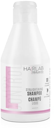 SALERM - Keratin Shampoo - Lisos Hair Lab - 300 ml - Controls Hair Frizz - Smooth and Straight - With Heat Protector - Eases Styling - Sulfate-Free and Paraben-Free Shampoo