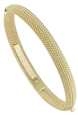 Ted Baker Dotett Dotty Bangle Bracelet For Women (Gold Tone/Plain Metal)