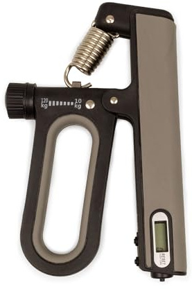 AFH Einstellbarer Federgrifftrainer Solid Premium | Handtrainer Fitness einstellbar von 10 bis 120 kg
