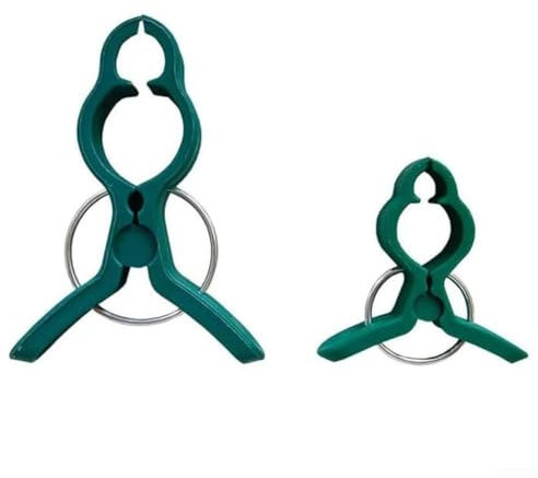 Pflanzenclips, 40 Stück, Gartenpflanzenclips, Pflanzenstütz-Clips, Wein-Clips, Blumenstiel-Clips, Pflanzenringe, grüne Clips zur Befestigung von Tomaten, Gemüse, Gurken