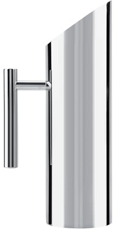 Edelstahl-Wasserkrug mit Eisschutz, Servierkaraffe für Kalte Getränke, Metall, 1,5L, für Zuhause, Hotel, Restaurant, Bar