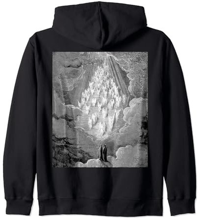 Goldene Leiter Gustave Dore Göttliche Komödie Dantes Paradies Kapuzenjacke