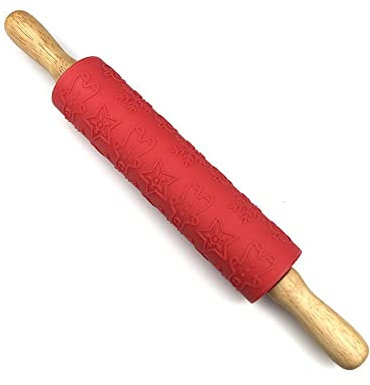 Mattarelli natalizi in silicone con fiocco di neve e roccia per goffratura, biscotti, fondente, torte, rullo con motivo