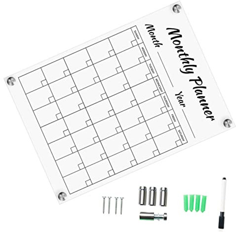 TEHAUX Tafelschild Durchsichtig Hängend Acryltafel Schreib-memotafel Für Wand Kreative Leere Tafel Zum Aufhängen