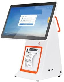 Elektronische Registrierkasse, Intelligente Registrierkasse mit Einzelbildschirm und Touch-Bestellmaschine for Supermärkte und Reinigungen, All-in-One-Registrierkasse for Schreibwarenläden Für Einkauf
