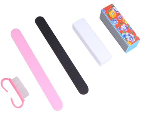 WRITWAA 10 Stück Maniküre-werkzeugset Buffer Für Nägel Polierpuffer Nagelfeile Schleifen Nagelschleifstange Zufällige Farbe