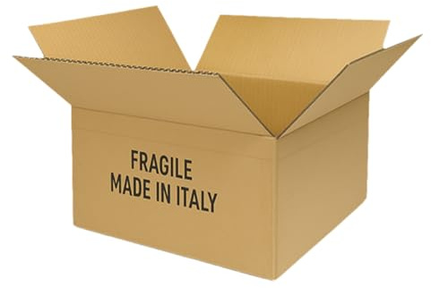 Scatole Cartone Doppia Onda 60x40x30 cm (10 Pezzi) | Super Resistenti per Trasloco, Spedizione e Stoccaggio | Qualità Italiana