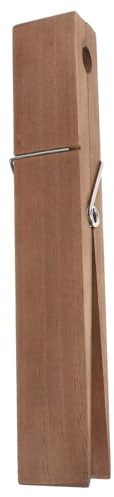 AKOOSY Porta Asciugamani Bagno in Legno dal Design Rustico Versatile e Regolabile, Clip Jumbo per Asciugamani, per Favorire Un'atmosfera Calda e Accogliente
