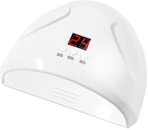 PRETYZOOM Lampe Uv/LED 36W pour Ongles 12 LED Minuteur 30/60/90 S Sèche-Ongles Intelligent à Capteur Automatique Outil de Manucure pour Vernis Gel Couleur Blanche Séchage Uniforme et