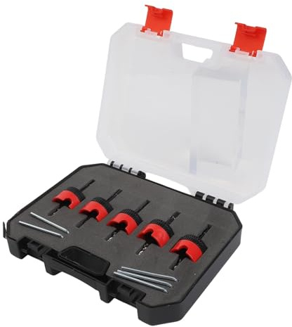 Taladro avellanador de límite ajustable, juego de brocas hexagonales para madera y plástico, compatible con taladros manuales y de banco