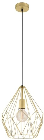 EGLO Pendellampe Carlton, 1 flammige Vintage Pendelleuchte