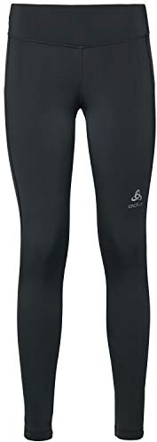 Odlo Damen Laufhose Tights ELEMENT Warm, Black, L, 322071