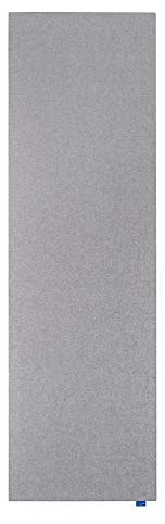 Legamaster Wall-Up Akustik Pinboard - quiet grey - 200x59,5 cm - XL Pinnwand mit Textil-Oberfläche - mit Schall-Absorption zur Verbesserung der Akustik in Räumen - zur Wandmontage