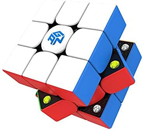 Bokefenuo Cuber GAN356 M 3x3 Magnetischer Speed Cube Stickerless GAN 356 M 3x3x3 Puzzle Magic Cube Toys fro Kids Lite Version