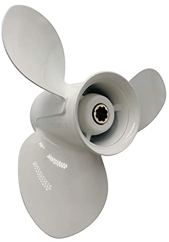 SLEIPNIR Propeller 9 1/4x12 für Yamaha Außenborder Schrauben 9.9-15 Pferdestärke Aluminium 8 Zähne OEM NO:683-45941-00-EL 9.25x12