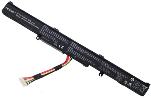 FESTAS A41-X550E Batterie Compatible avec ASUS X550E R752 R752L R751J | R751L R751LN X750J X751L X751M F751L F751MA F751M F751S F751LJ F751N F751Y K751L K751LJ Series Ordinateur PC Portable