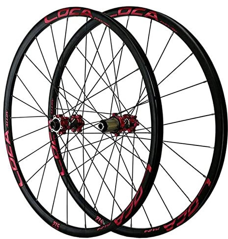 Laufradsatz 26 27,5 29 Zoll Fahrrad-Laufradsatz, 700C Fahrradräder Steckachse Rennrad Vorder- und Hinterradfelge Ultraleichte Legierungsnabe 8-12-Gang-Scheibenbremse Straßenrad