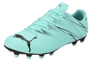 PUMA Attacanto Fg/Ag, Zapatillas de Fútbol Hombre, Electric Peppermint Puma Black, 39 EU