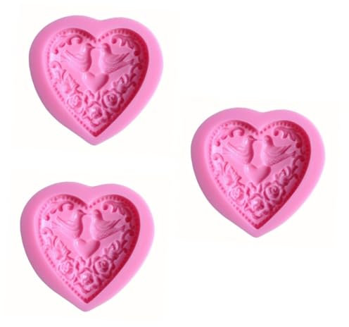 TOPBATHY 3 Pz Stampo da Torta Stampo in Silicone per Dolci formine in Silicone per Dolci Stampo da Forno in de para gelatinas da Forno Fai da Te Stampo per Dolci in