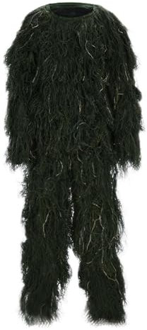 RUMAOZIA Ghillie Suit, Tarnanzug Jagd Wald - Wüste, Tarnkleidung Jagd Paintball Airsoft Sniper Camouflage Set 4 Stück Set Tactics Jagdbekleidung